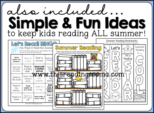Get Ready for Kindergarten Summer Learning Games - This Reading Mama