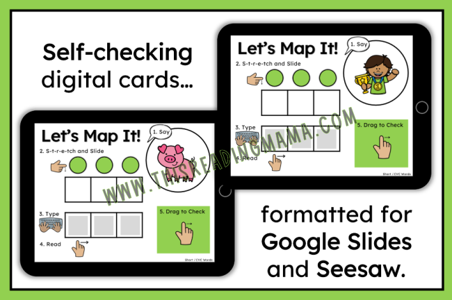 Digital Short i Mapping Cards - This Reading Mama