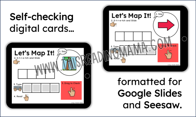 Digital Long i Vowel Team Mapping Cards - This Reading Mama