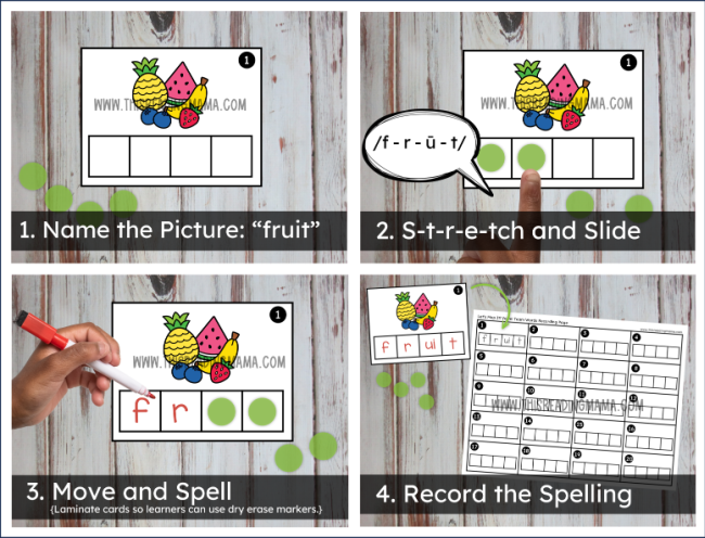 Printable Long u Vowel Team Mapping Cards - This Reading Mama
