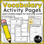 Vocabulary Activity Pages