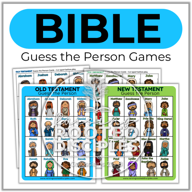 Bible Guess the Person Games
