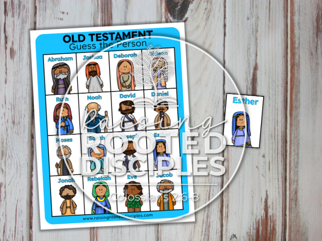 Bible Guess the Person Games ~ games for OT and NT Bible Guess the Person Games ~ games for OT and NT